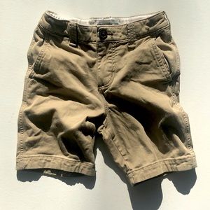 Boys Abercrombie kids khaki shorts